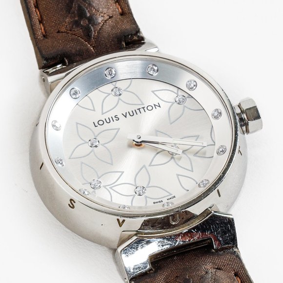 Louis Vuitton Tambour Lovely Diamonds Q131F Watch - Picture 1 of 8